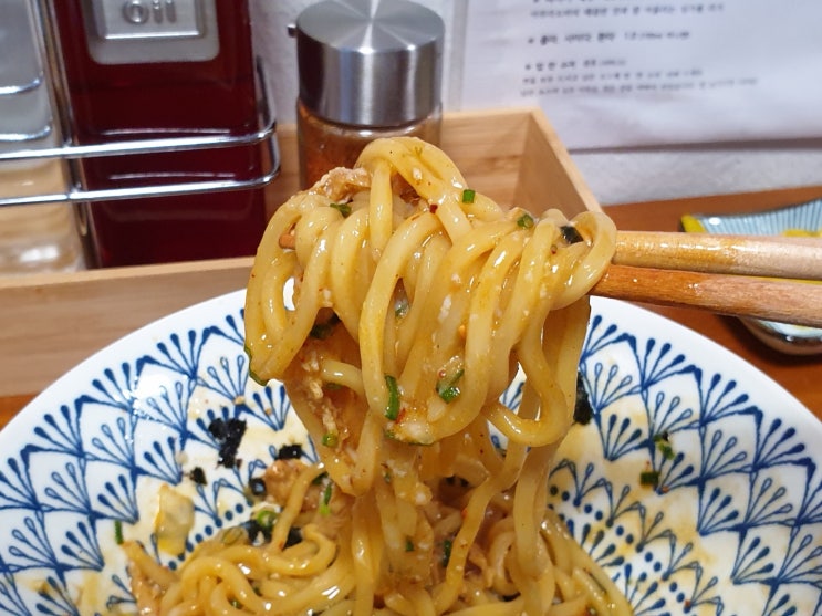  아부라소바, 독특했던 부산 문현동 맛집 김씨네붴