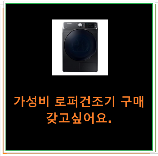  가성비 로퍼건조기 구매 갖고싶어요.