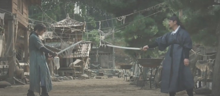 장혁 맞춤 검술 액션. 영화 검객