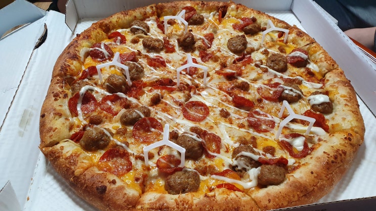 [파파존스] 파파존스 피자 미트볼 페퍼로니 식스 치즈 피자