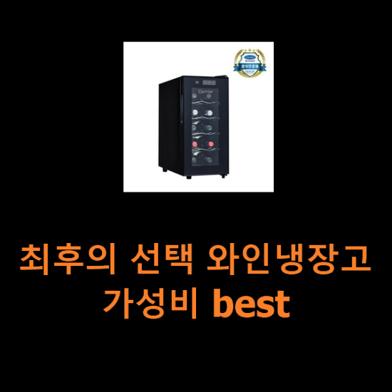 최후의 선택 와인냉장고 가성비 best