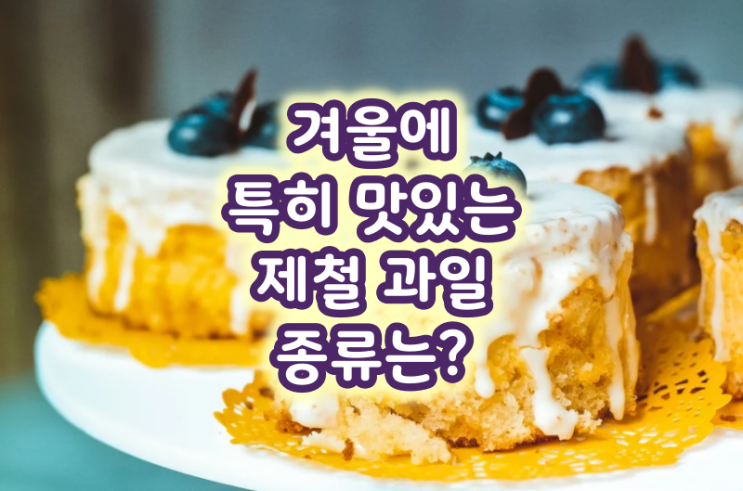  겨울에 특히 맛있는 제철 과일 종류는?