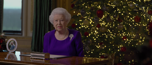 英 엘리자베스 여왕의 크리스마스 연설, 2020