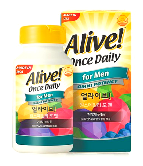  얼라이브 종합비타민 포맨·원스데일리 포맨 멀티 비타민 효능 추천