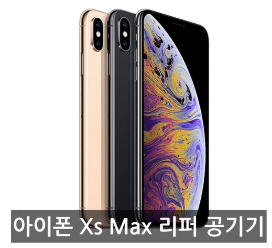 [애플 리퍼] 애플 아이폰 Xs max 공기계 리퍼 자급제, 그레이, 아이폰 Xs Max 64G 