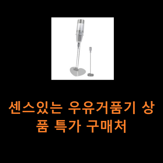 센스있는 우유거품기 상품 특가 구매처 센스있는 우유거품기 상품 특가 구매처