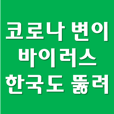 변이 바이러스 증상과 뜻 - 관련주 체크