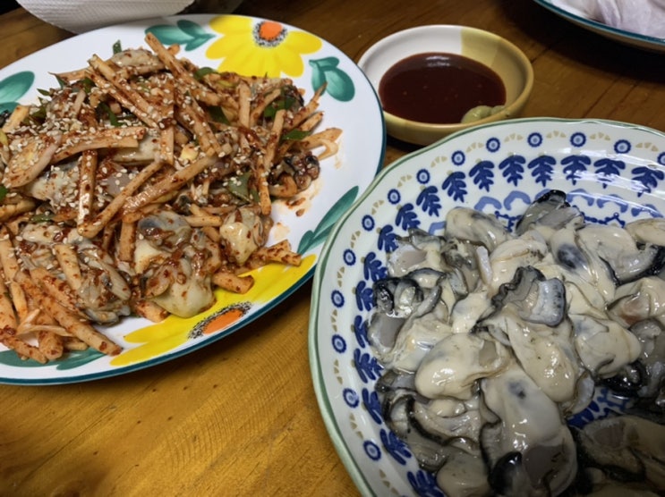  생굴 2kg 주문해서 집에서 굴파티 :: 생굴+굴보쌈+굴밥+굴전! 굴요리 내돈내먹