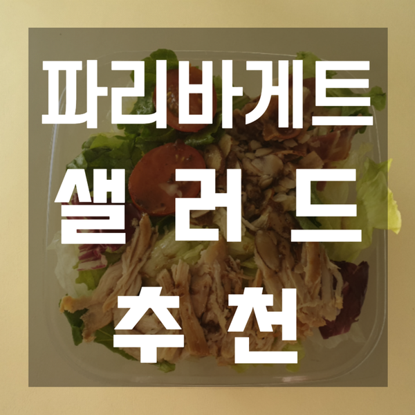  파리바게트 로스트치킨 샐러드 누들컵라면