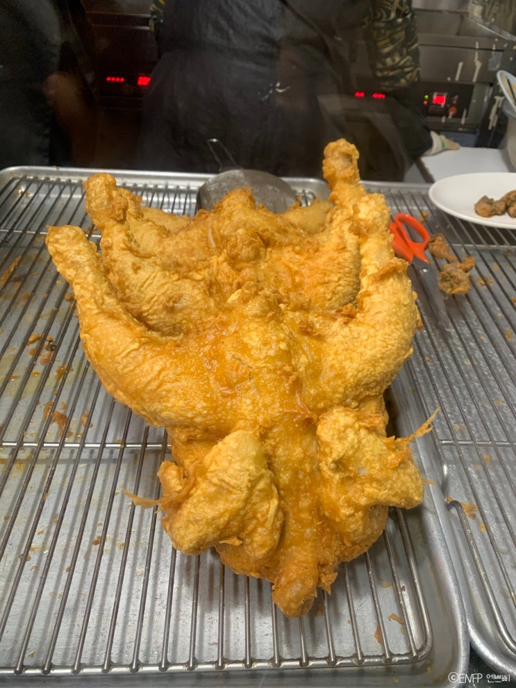  신월동 신곡시장 맛집 :: 주영이옛날통닭_한마리 6천원 옛날 치킨과 닭똥집튀김