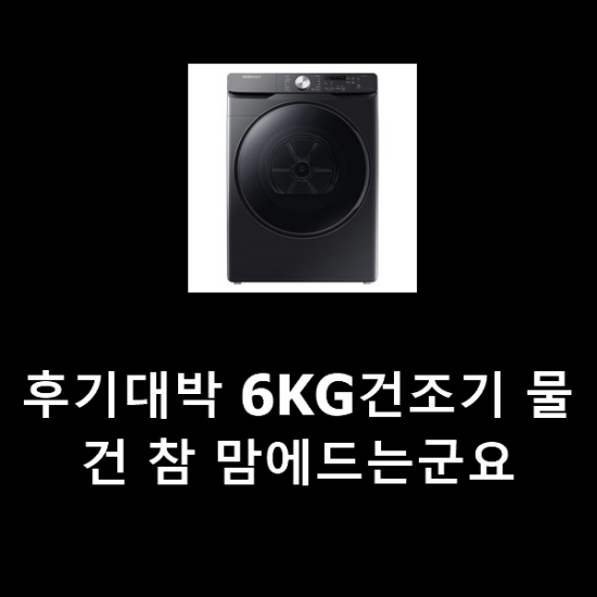후기대박 6KG건조기 물건 참 맘에드는군요 후기대박 6KG건조기 물건 참 맘에드는군요