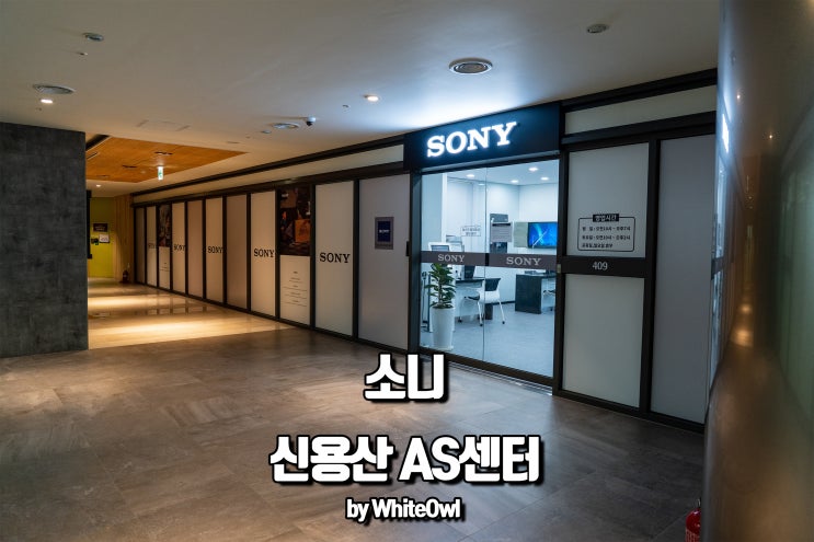  신용산 소니 AS센터에서 센서 클리닝 서비스 받고 오기