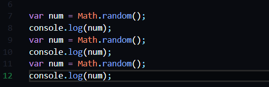 Javascript Math함수의 random