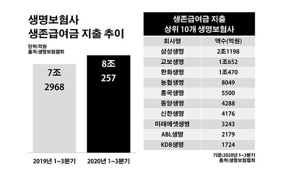 생보사, 고령화 역풍에 생존 보험금 출혈 커진다 생보사, 고령화 역풍에 생존 보험금 출혈 커진다
