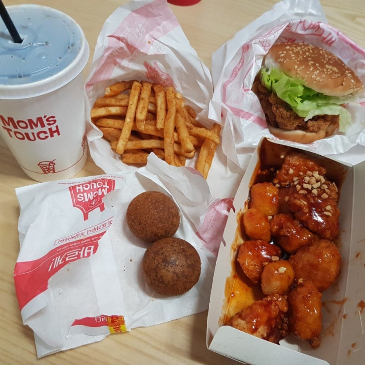  맘스터치 99팩 배달의민족 강정팩 구성 알차고 맛있어요!