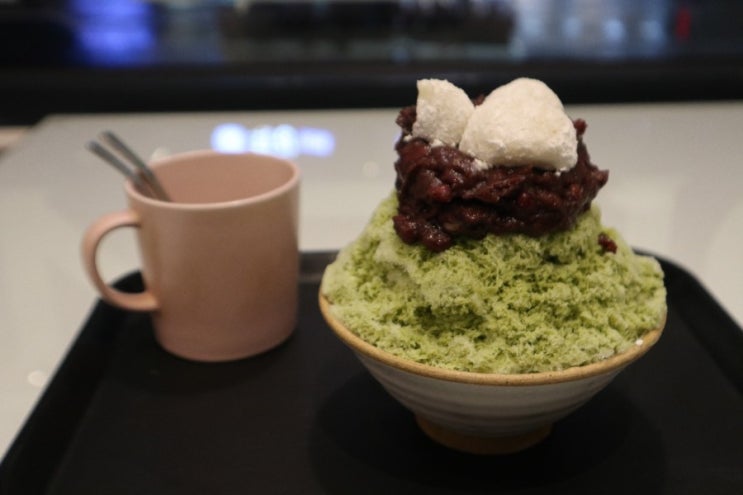  빵이맛집:)사천팥빙수맛집"통나무집"