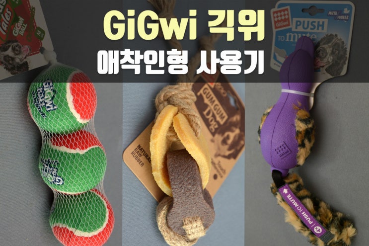 GiGwi 긱위 애착인형 장난감 사용후기, 골든 리트리버에게도?