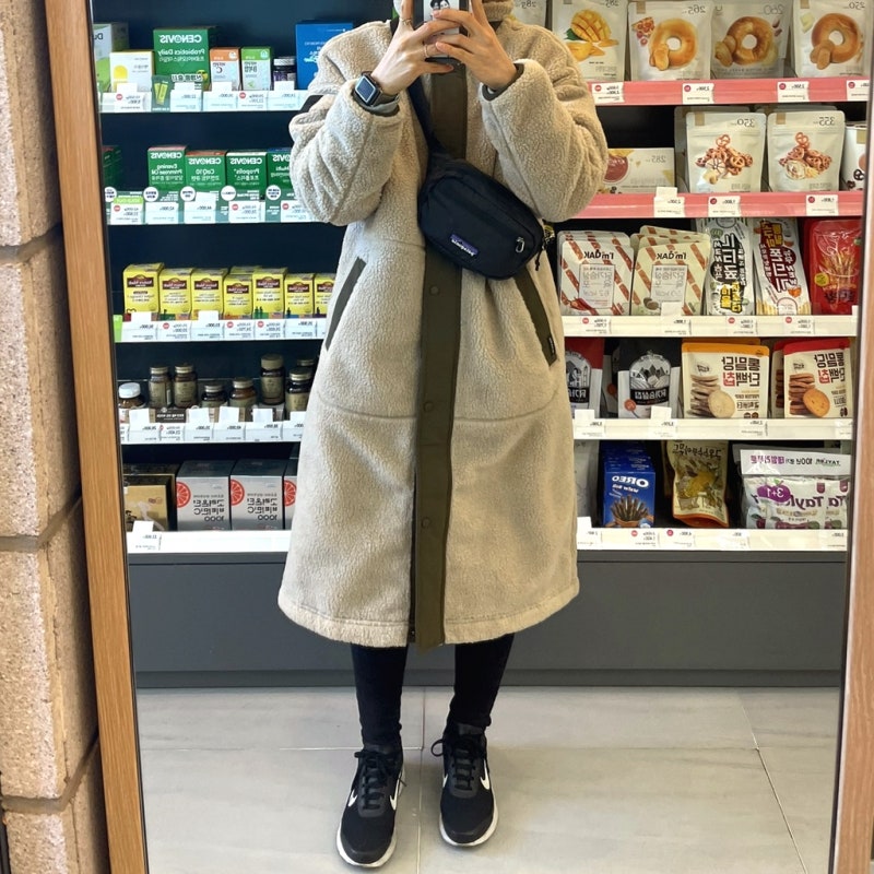 여자 롱후리스 추천 블랙야크 플리스 롱자켓