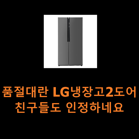 품절대란 LG냉장고2도어 친구들도 인정하네요 품절대란 LG냉장고2도어 친구들도 인정하네요