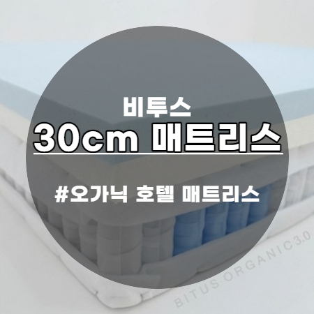  비투스 30cm 호텔 매트리스 진정한 갓성비!!