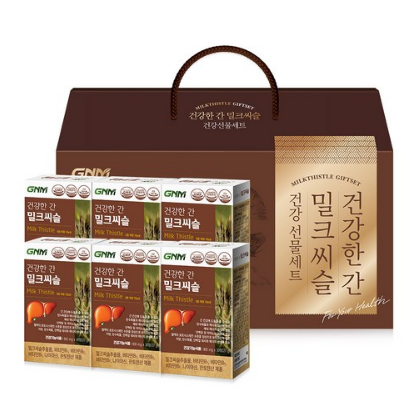 밀크시슬 GNM자연의품격 건강한 간 밀크씨슬 선물세트