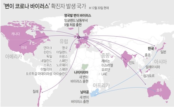  영국발 "변이 바이러스 걱정했는데" 결국, 늦장대응