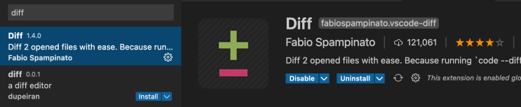  [Git] Git difftool을 VSCode로 설정하기