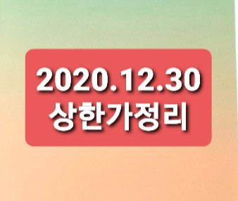 2020.12.30 상한가정리