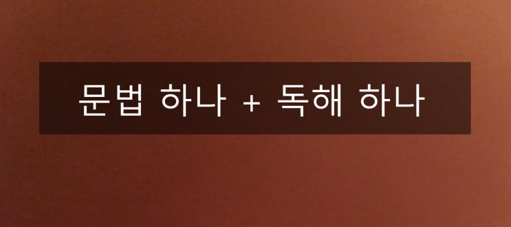  문법 하나 + 독해 하나(#2) ; 분사구문, 관계대명사 what, whatever, 5형식 문장의 make