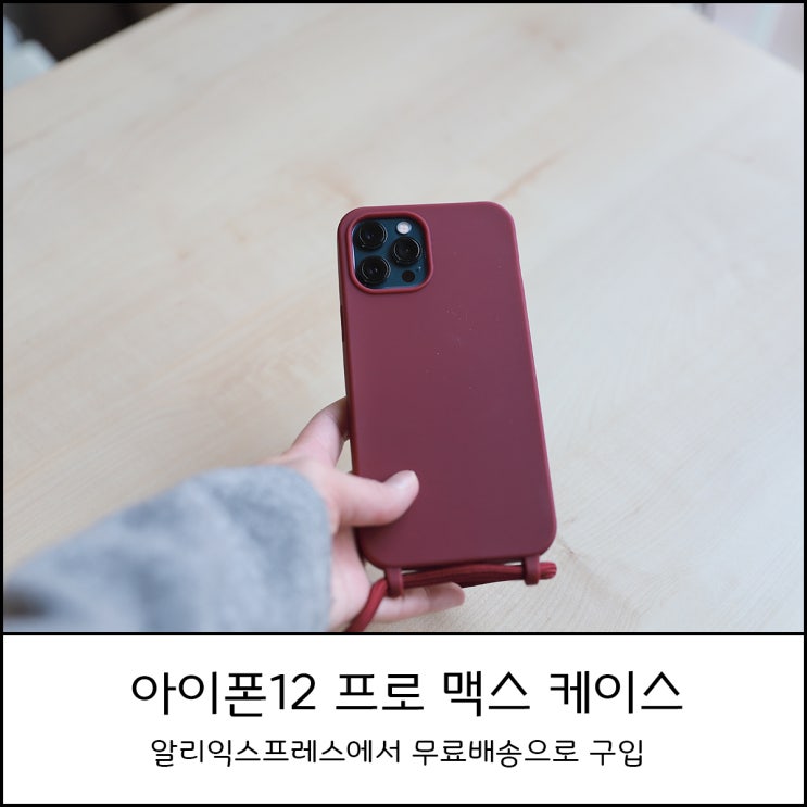  아이폰12 프로 맥스 케이스 알리 익스프레스에서 무료배송으로 저렴하게 구입했어요