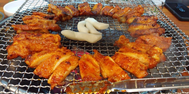 의정부 민락동 맛집 난닭 숯불 닭갈비 전문점, 숯불 닭갈비와 돼지겁데기