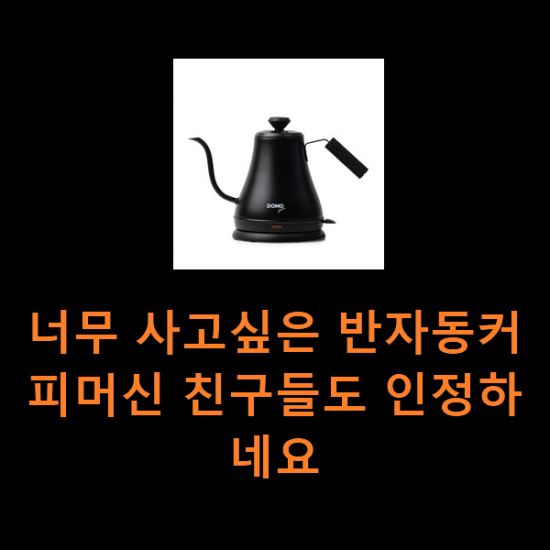 너무 사고싶은 반자동커피머신 친구들도 인정하네요