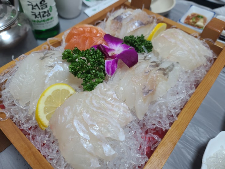  목동횟집맛집 동해진미 저녁코스에 소주한잔