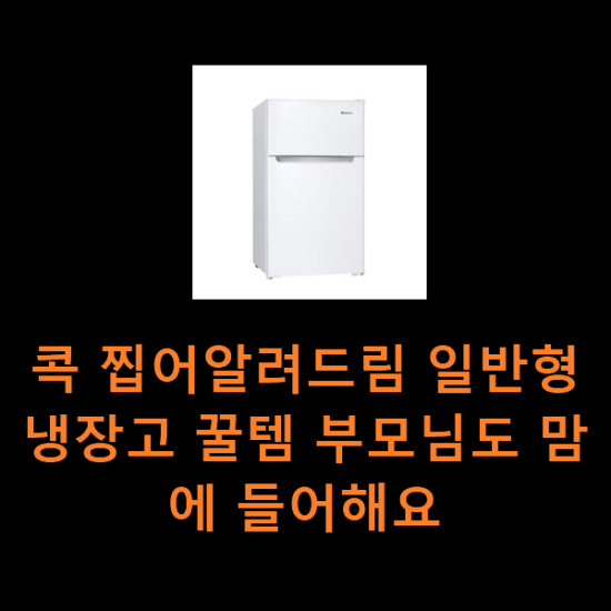 콕 찝어알려드림 일반형냉장고 꿀템 부모님도 맘에 들어해요 콕 찝어알려드림 일반형냉장고 꿀템 부모님도 맘에 들어해요