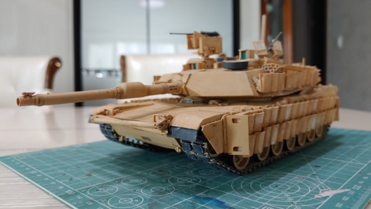 us army m1a2 v2 tusk2 1/35 아카데미