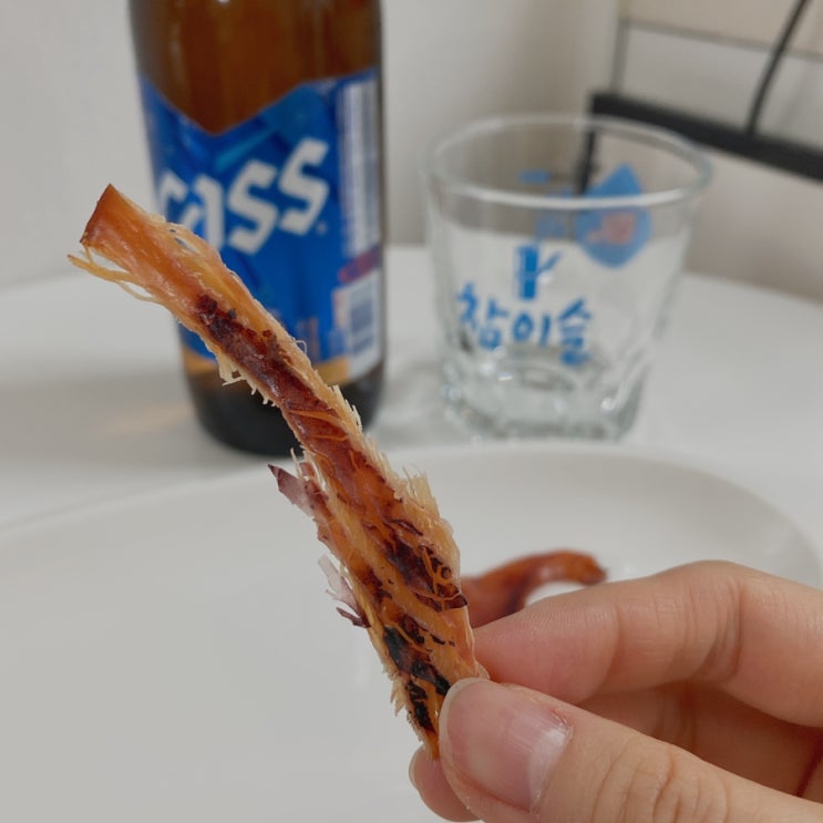  간단한 맥주 안주 추천 시버본 건어물 맛남