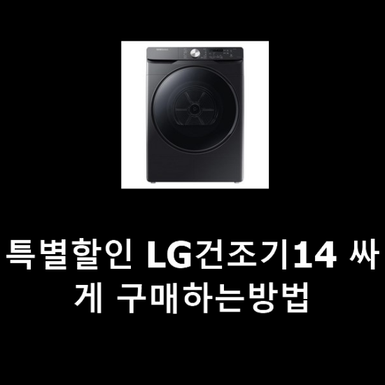특별할인 LG건조기14 싸게 구매하는방법 특별할인 LG건조기14 싸게 구매하는방법