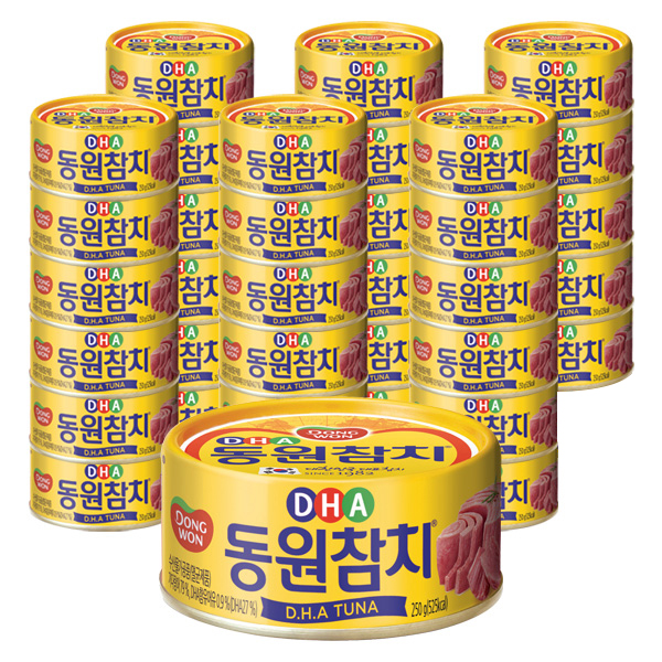 가성비갑 동원에프앤비 DHA 참치, 250g, 36개입 ···