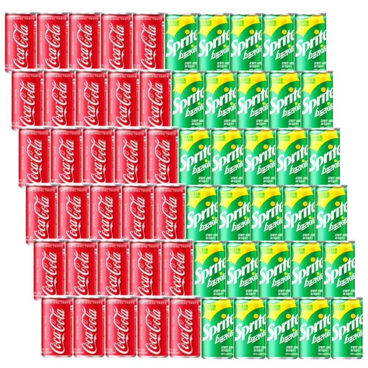 가성비 뛰어난 코카콜라 190ml x 30p+스프라이트 30p(무), 60개입 ··· 가성비 뛰어난 코카콜라 190ml x 30p+스프라이트 30p(무), 60개입 ···