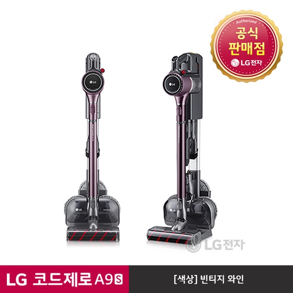 가성비갑 [LG전자] 코드제로 A9S ThinQ 무선청소기 A9700VK (빈티지와인), 상세 설명 참조 좋아요