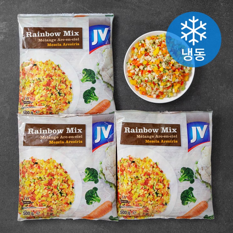 후기가 정말 좋은 레인보우 믹스 손질채소 (냉동), 500g, 3개 ··· 후기가 정말 좋은 레인보우 믹스 손질채소 (냉동), 500g, 3개 ···