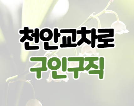 천안교차로 구인구직 바로보기 천안교차로 구인구직 바로보기