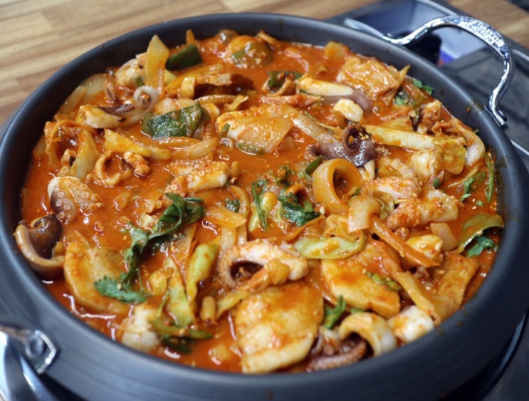  인천연수동맛집 공주얼큰이칼국수쭈꾸미 칼제비 쭈삼 존맛