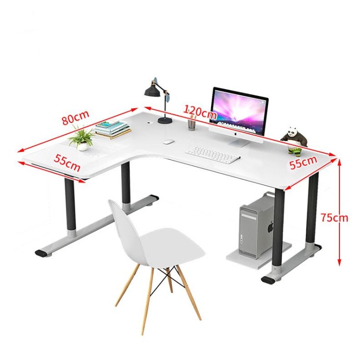 가성비 좋은 이케아 코너 책상 코너형 테이블 L자형 ㄱ자 L형 철제 사무실 원목 컴퓨터 책상 13, 120 80 high 75 왼쪽 코너 추천해요
