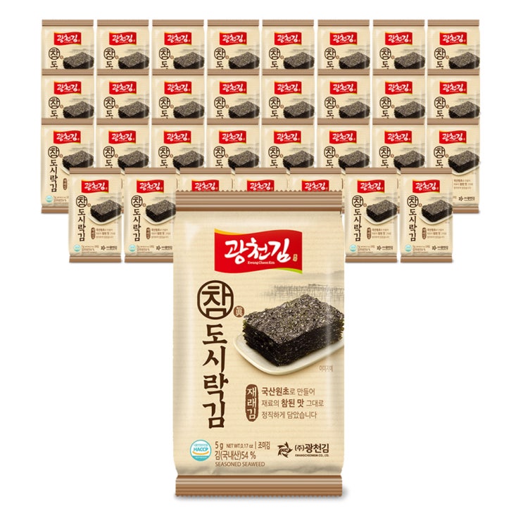 인기있는 광천김 참 재래도시락 김, 5g, 32개 ··· 인기있는 광천김 참 재래도시락 김, 5g, 32개 ···