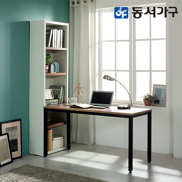 잘나가는 동서가구 스토이 1400 H형 책장책상 DF906341, 블랙 추천해요 잘나가는 동서가구 스토이 1400 H형 책장책상 DF906341, 블랙 추천해요