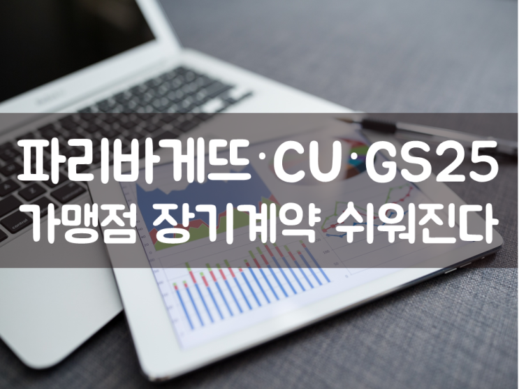  파리바게뜨·CU·GS25 가맹점 장기계약 쉬워진다