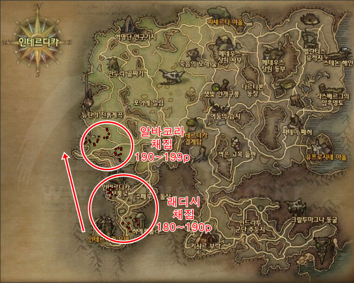  아이온클래식 채집매크로 천족 정기추출 중급 99~199 엘테넨/테오보모스/인테르디카 노드 안내