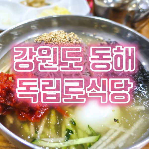  강원도 동해 막국수 맛집 독립로식당