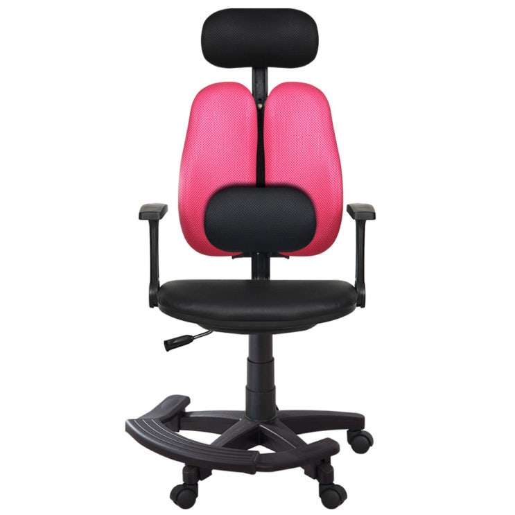 요즘 인기있는 이편한의자 마블 3004 메쉬 의자 + 발 받침대, 핑크 추천합니다